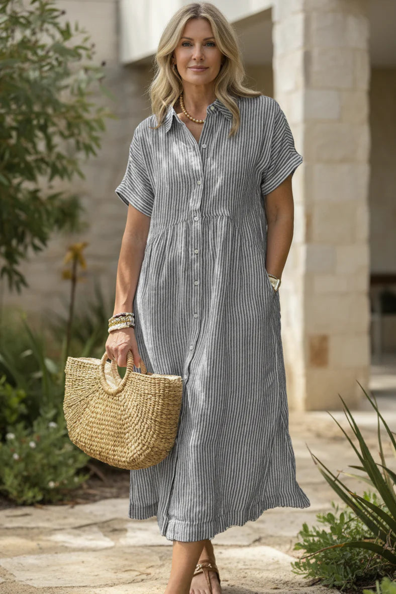 MARIA - LOOSE STRIPE DRESS
