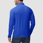 Men's Fleece-Lined Quarter Zip Pullover Sweatshirt