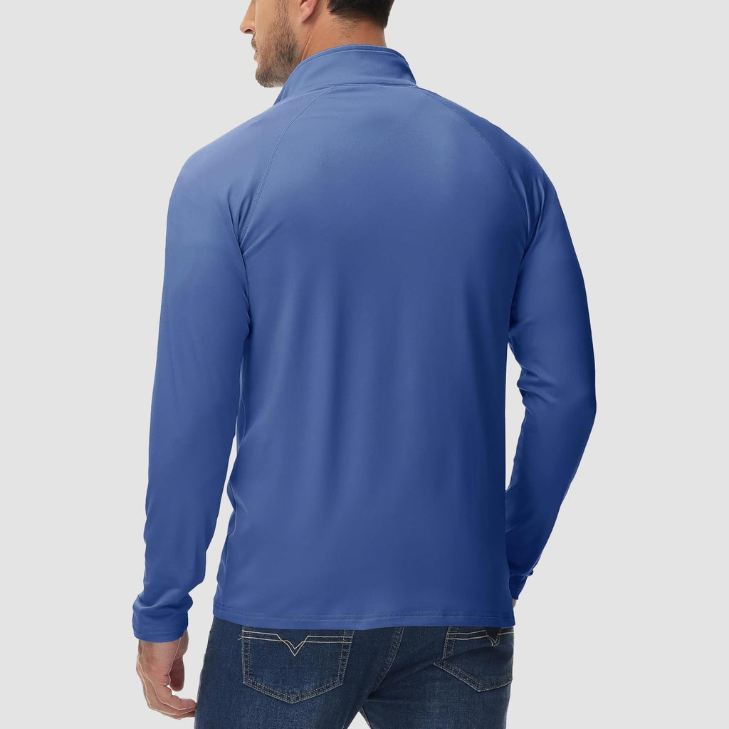 Men's Fleece-Lined Quarter Zip Pullover Sweatshirt